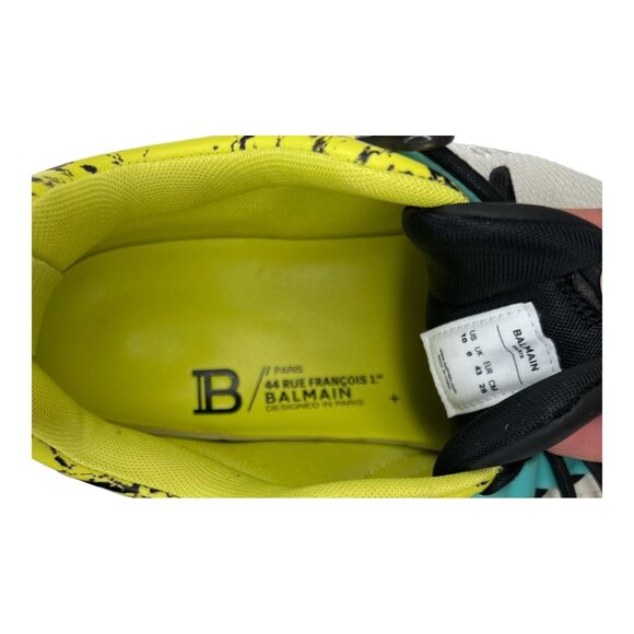 Balmain B Runner Platform Marble Print Sneaker - Picture 9 of 12